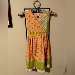 Serendipity by Matilda Jane beautiful sleeveless 100% cotton wrap dress